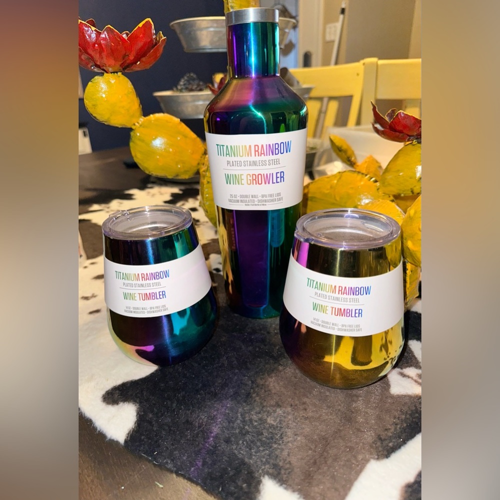 Cambridge Wine Growler and Tumbler Set NEW